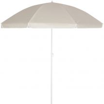 Sonnenschirm Cyprus Beige 180cm UV-Schutz 50+ Neigefunktion