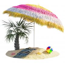 Sonnenschirm Hawaii Bunt Ø160cm UV-Schutz 30+