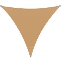 Sonnensegel Oxford Dreieck Sand 5x5x5m