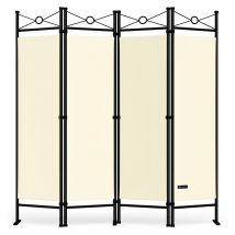 Paravent Lucca Creme 180x163cm