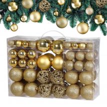 Weihnachtsbaumkugeln Gold 100-tlg