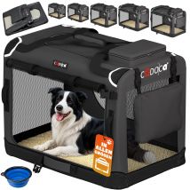 Hundebox faltbar XL 82x58x58cm Anthrazit