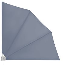 Balkonfächer Anthrazit 140x140cm klappbar