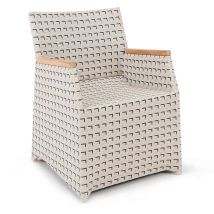 Polyrattan Gartenstuhl Verona Retro