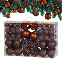 Weihnachtsbaumkugeln Bronze 100-tlg