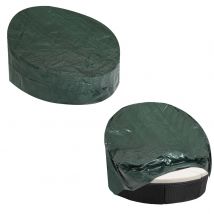 Abdeckung Sonneninsel Grün 230x180x90/50cm