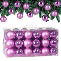 Weihnachtsbaumkugeln Rosa 54-tlg
