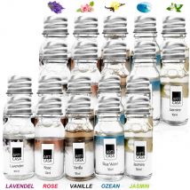 Duftöl 20er-Set Lavendel-Ocean-Jasmin-Rose-Vanille