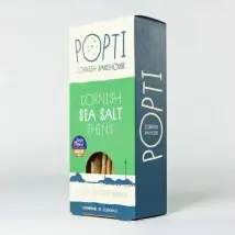 Popti Cornish Sea Salt Thins 120g