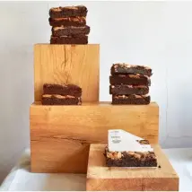 Vegan Chocolate Peanut Butter Brownie 100g