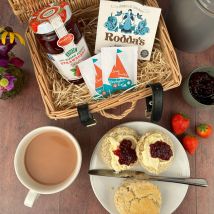 Low Sugar Cream Tea for Two Hamper - Afternoon Tea Delivery - Standard Box