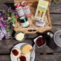 Pimm&#039;s Cornish Cream Tea For Two Hamper - Afternoon Tea Delivery - Standard Box