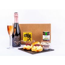 Cream Tea &amp; Bubbly Hamper - Afternoon Tea Delivery - Standard Box