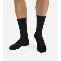 DIM Lot de 2 chaussettes noires en fil d';Ecosse Homme