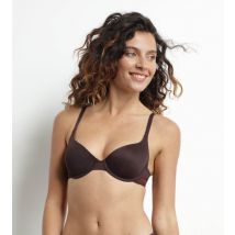 DIM Soutien-gorge corbeille ampliforme marron précieux InvisiFree de Dim
