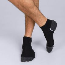 DIM Lot de 3 socquettes noires sport sneakers Homme Dim Sport