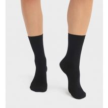 DIM Lot de 2 paires de chaussettes femme en viscose Noire Dim Bambou