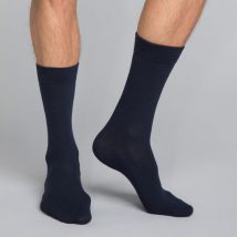 DIM Mi-chaussettes classique coton X3 bleu Homme Basic Coton