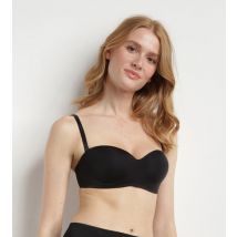 DIM Soutien-gorge bandeau Noir sans armatures pour femme InvisiFree