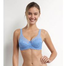 Soutien-gorge emboîtant en dentelle Bleu Dim Generous Essentiel - Féminin - Taille 90B