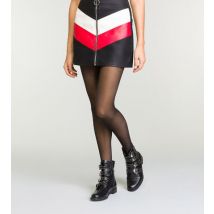DIM Collant Noir Fantaisie à plumetis pour femme DIM Perfect Contention 25D