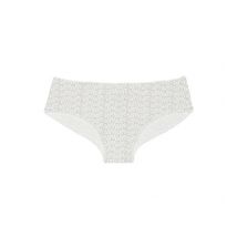 DIM Shorty blanc fille imprimé logo Dim Touch