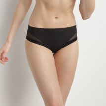DIM Slip femme en microfibre et tulle noir Generous de Dim