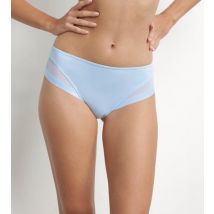 DIM Culotte femme microfibre et tulle Bleu Chemise Generous Essentiel