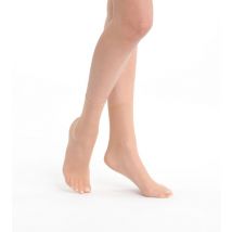 DIM Lot de 2 paires de socquettes femme Nude Sable Sublim Voile Brillant