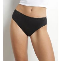 DIM Culotte menstruelle lavable en coton bio noir Flux abondant Dim Protect