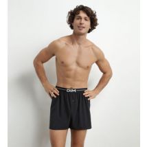 DIM Caleçon homme en coton Noir Dim Icons Essentiel