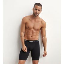 DIM Boxer long homme en coton modal Noir Dim Icons Essentiel