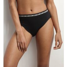 DIM Slip femme en modal polyamide sans couture Noir Dim Icons Seamless