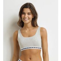 DIM Brassière femme Gris Chiné Dim Icons