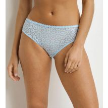 DIM Culotte femme en dentelle florale Bleu Chemise Dim Daily Dentelle