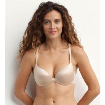 DIM Soutien-gorge femme push-up microfibre Nude Dim Comfort Collection