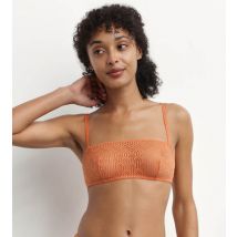 DIM Bralette sans armature en dentelle graphique Noisette Mod de Dim