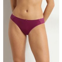DIM Culotte femme dentelle et résille florale Fruits des Bois Dim Féminine