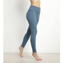 DIM Legging de sport femme en microfibre sculptante Bleu Jean Dim Move
