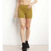 DIM Shorty de sport femme en microfibre sculptante vert olive Dim Move