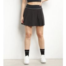 DIM Jupe short de sport femme en microfibre Noire Dim Move