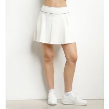 DIM Jupe short de sport femme en microfibre Écrue Dim Move