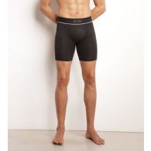 DIM Boxer long homme en microfibre et mesh Noir Dim Move