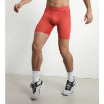 Boxer de sport long homme en microfibre et mesh Rouge Alerte Dim Move - Masculin - Taille XL