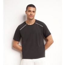 DIM T-shirt de sport homme en matière aérée Noir Dim Move