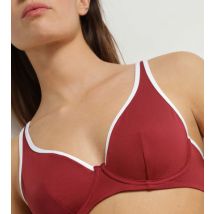 DIM Haut de maillot de bain à armatures Rouge Dim Timeless