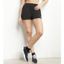 DIM Short de sport femme en viscose noire Dim Move