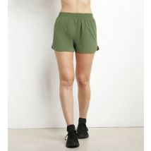 DIM Short de sport femme en viscose Kaki Dim Move