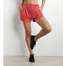 DIM Short de sport femme en viscose Rouge Dim Move