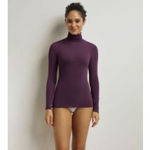 DIM T-shirt femme à col montant Violet Dim Thermal